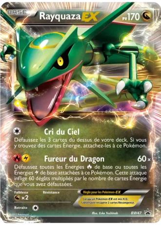 Rayquaza ex BW47 — Noir & Blanc Promos