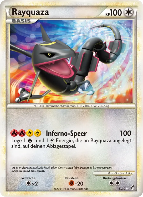 Rayquaza SL10 — Ruf der Legenden