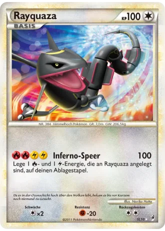 Rayquaza SL10/95 — Ruf der Legenden