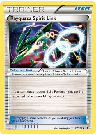 Rayquaza Spirit Link #87/108 — Roaring Skies