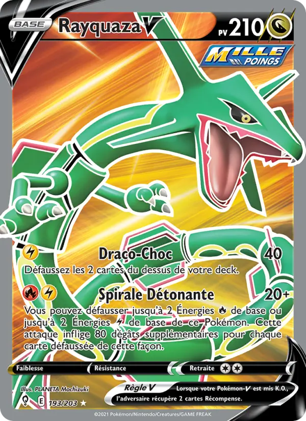Rayquaza V #193 — Évolution Céleste