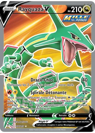 Rayquaza V #193/203 — Évolution Céleste
