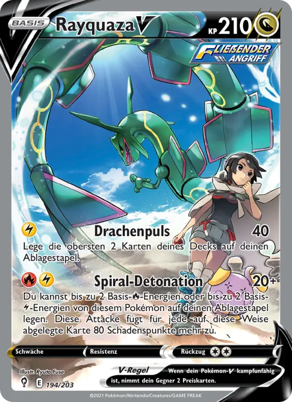 Rayquaza V #194 — Drachenwandel