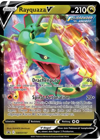 Rayquaza V SWSH147 — Schwert & Schild Promos