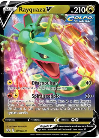 Rayquaza V SWSH147 — Spada e Scudo Promos