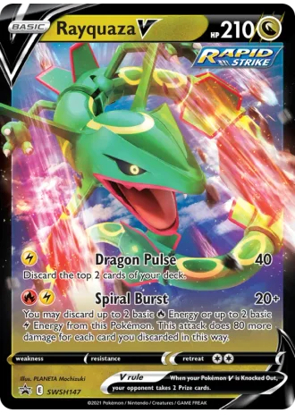 Rayquaza V #SWSH147 — Sword & Shield Promos