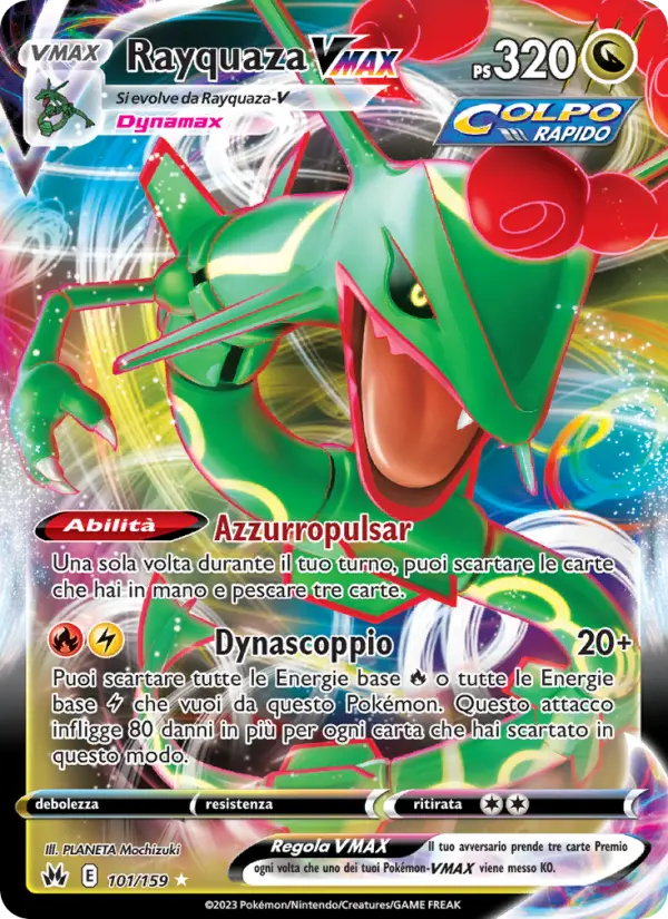 Rayquaza VMAX #101 — Zenit Regale