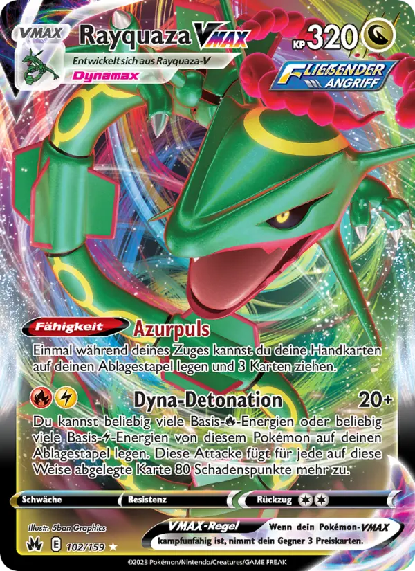 Rayquaza VMAX #102 — Zenit der Könige