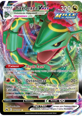Rayquaza VMAX #102 — Zénith Suprême