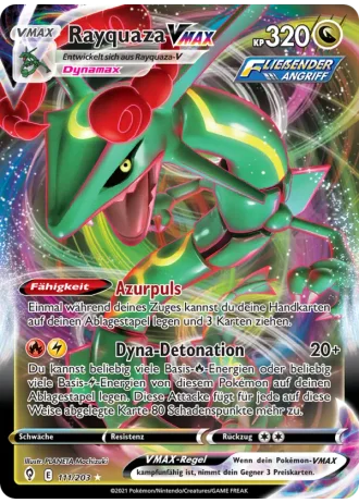 Rayquaza VMAX #111/203 — Drachenwandel