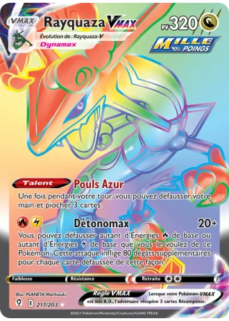 Rayquaza VMAX #217/203 — Évolution Céleste