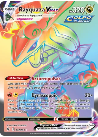 Rayquaza VMAX #217 — Evoluzioni Eteree
