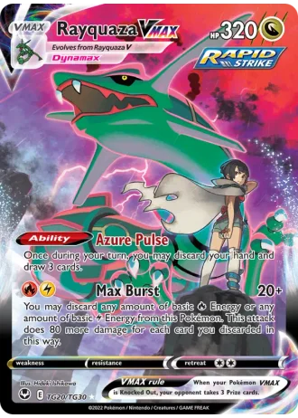 Rayquaza VMAX TG20/30 — Trainer Gallery (Silver Tempest)
