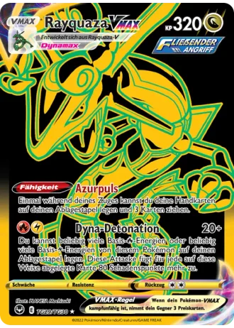 Rayquaza VMAX TG29/30 — Trainergalerie (Silberne Sturmwinde)