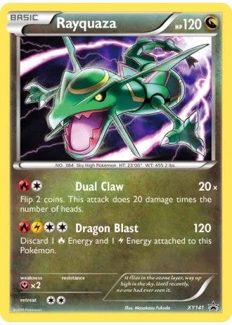 Rayquaza XY141 — XY Promos