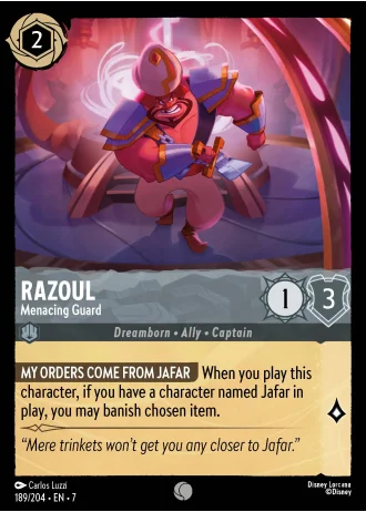 Razoul - Menacing Guard #189/204 — Archazia's Island