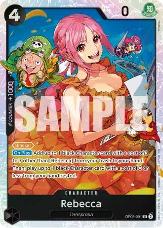 Rebecca (OP05-091) (Reprint) — One Piece Card The Best Vol.2(PRB02)