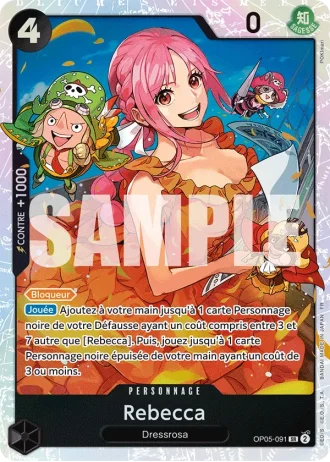 Rebecca (OP05-091) (Reprint) — ONE PIECE CARD THE BEST vol.2 (PRB02)