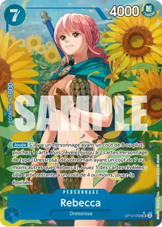 Rebecca (OP10-058) (Alternative Art) — Sang Royal (OP10)