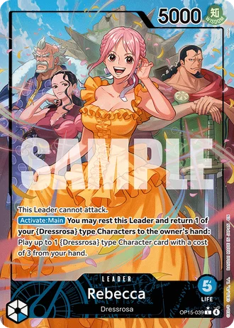 Rebecca (OP15-039) (Alternative Art) — Adventure on Kami's Island (OP15-EB04)