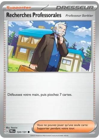 Recherches Professorales #124/131 — Évolutions Prismatiques
