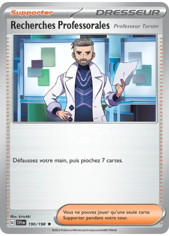 Recherches Professorales #190/198 — Écarlate et Violet