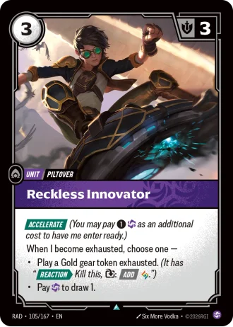 Reckless Innovator #105/167 — Radiance