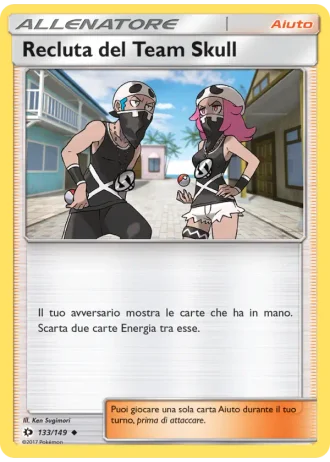 Recluta del Team Skull #133/149 — Sole e Luna