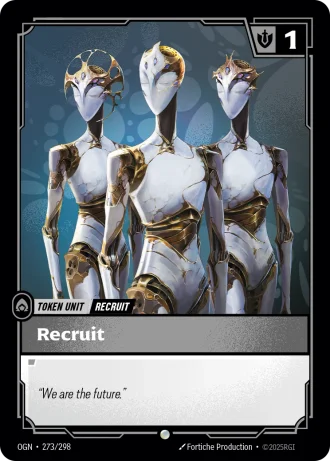 Recruit (ZN) #273/298 — Origins