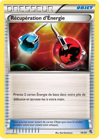 Récupération d’Énergie #16/30 — BW Kit du dresseur (Zoroark)
