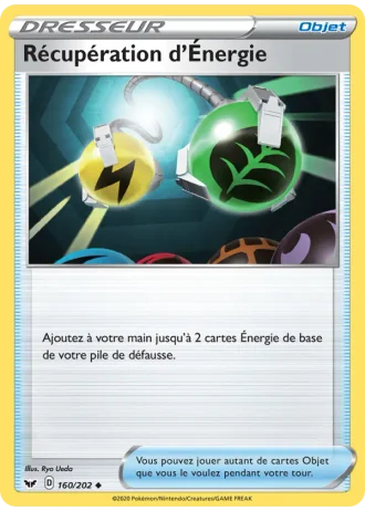 Récupération d'Énergie #160/202 — Épée et Bouclier