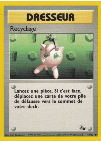 Recyclage #61/62 — Fossile
