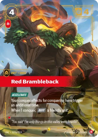 Red Brambleback #029a/219 — Unleashed