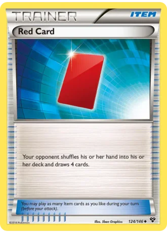 Red Card #124/146 — XY
