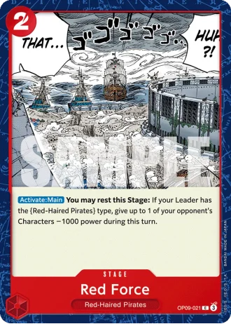 Red Force (OP09-021) — Emperors in the New World (OP09)