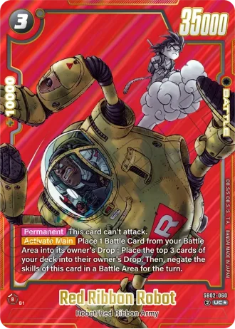 Red Ribbon Robot (Alternative Art) SB02-060 — Manga Booster 02 (SB02)