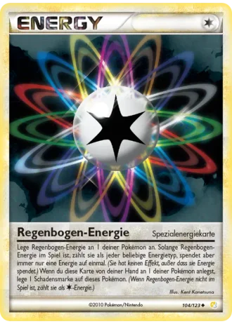 Regenbogen-Energie #104/123 — HeartGold SoulSilver
