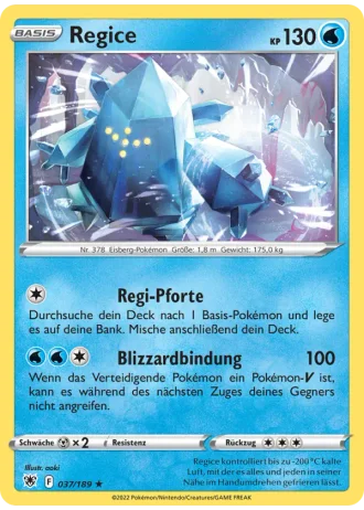 Regice #037/189 — Astralglanz