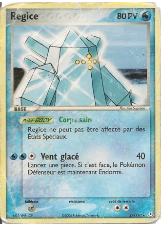 Regice #27 — EX Fantômes Holon