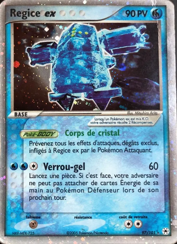 Regice ex #97 — EX Légendes Oubliées