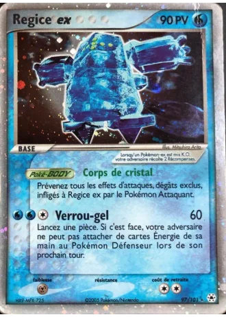 Regice ex #97 — EX Légendes Oubliées
