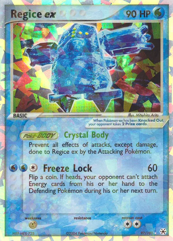 Regice ex #97 — EX Leggende Nascoste