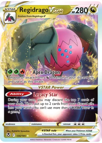 Regidrago VSTAR #136/195 — Silver Tempest