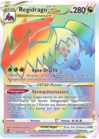Regidrago VSTAR #201 — Silberne Sturmwinde