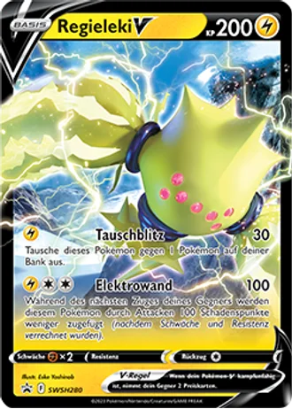 Regieleki V SWSH280 — Schwert & Schild Promos
