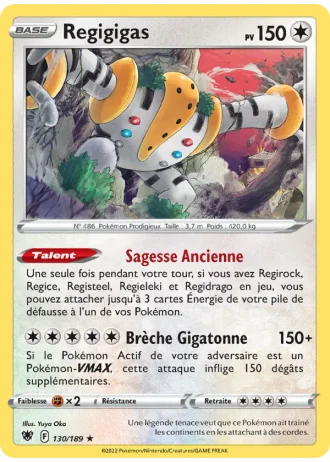 Regigigas #130 — Astres Radieux