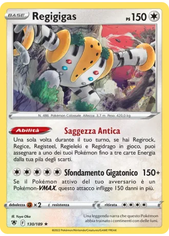 Regigigas #130/189 — Lucentezza Siderale