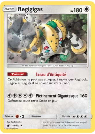 Regigigas #84/111 — Invasion Carmin