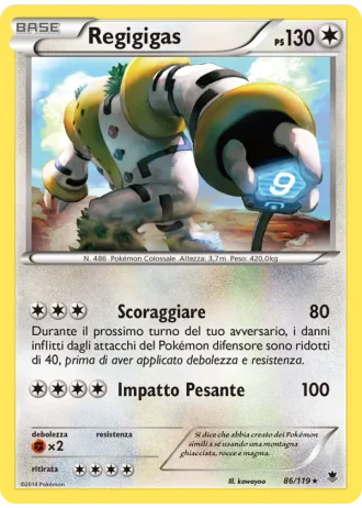 Regigigas #86/119 — Forze Spettrali