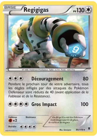 Regigigas #86/119 — Vigueur Spectrale